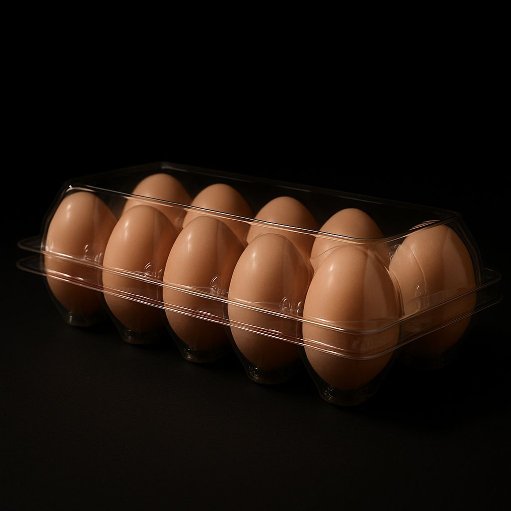 PET Eierschaal 10 stuks