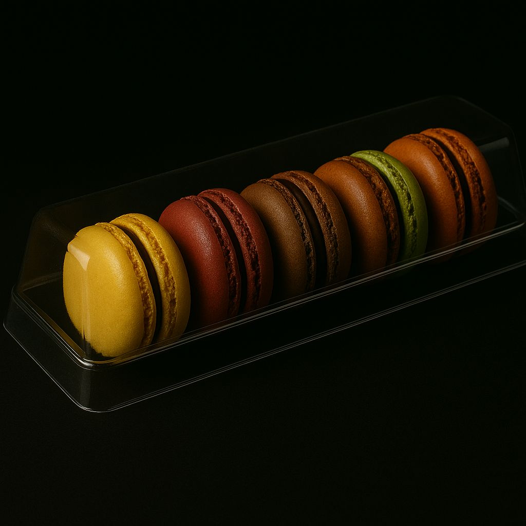 PET Macaron Box (5 stuks)
