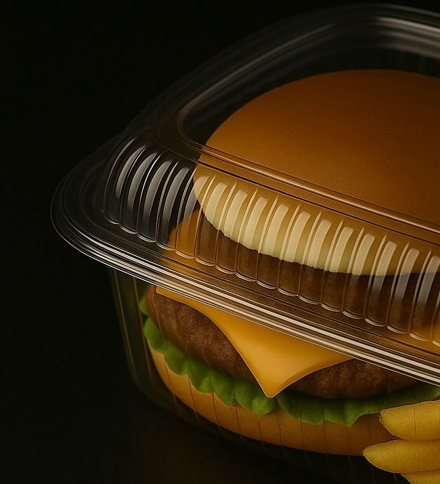 PET Burger Menu Box 1200ml