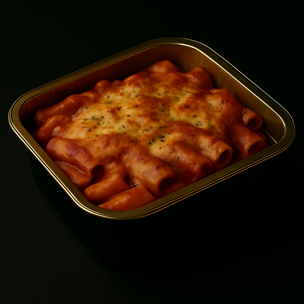 Aluminium Oven Schaal Goud/Zwart 750ml